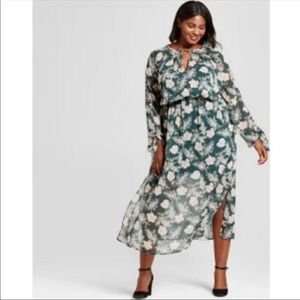 A New Day Floral Dress with slip dress